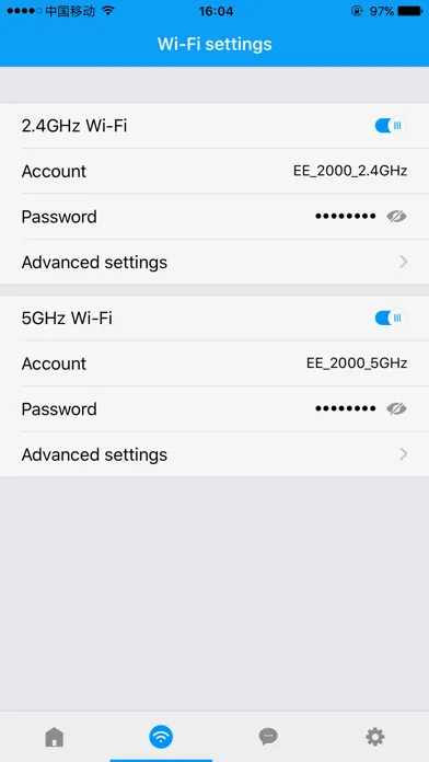 Tangkapan layar Alcatel WiFi Link