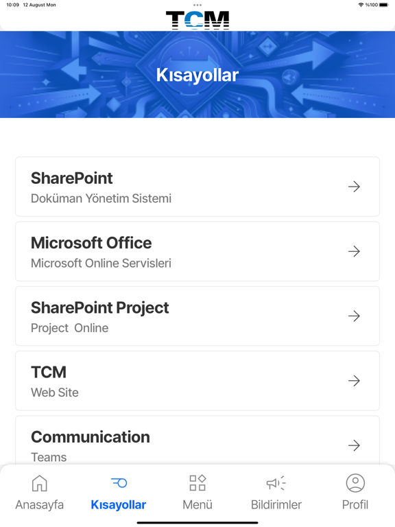 Mobile Portal iPad  سکرین شاٹس