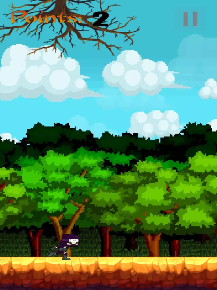 Ảnh chụp màn hình của Ninja Jump - Addicting Platform Game, Jumping Game iPad 