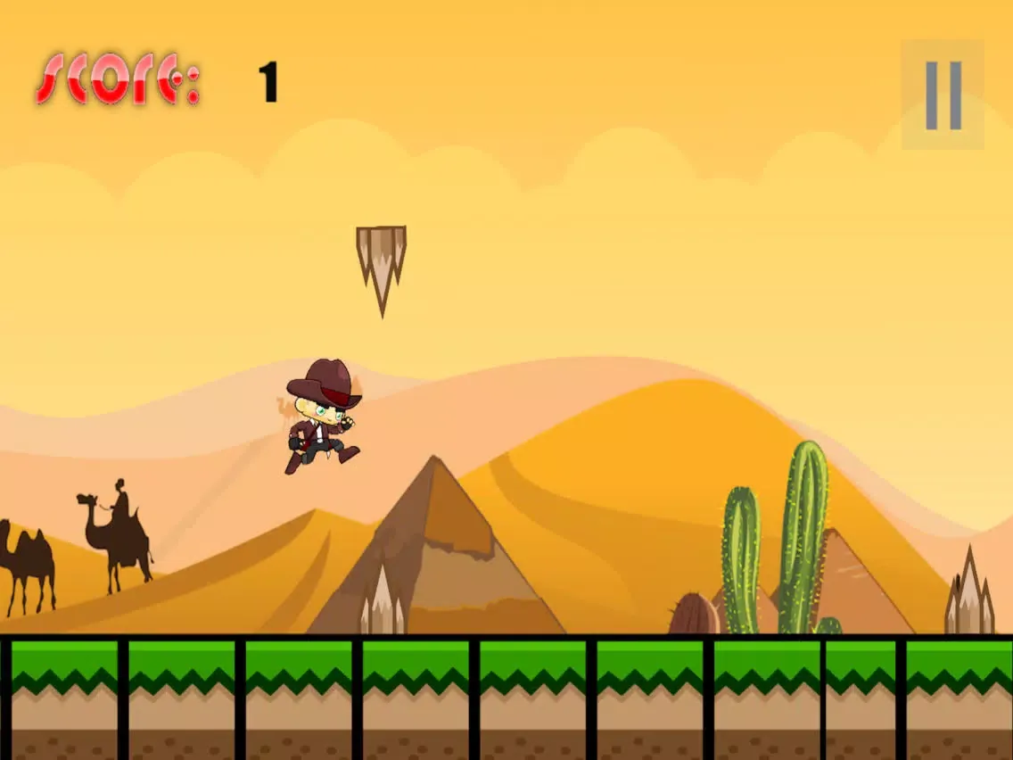 Super Cowboy - Endless Impossible Jump Game iPad  Screenshots