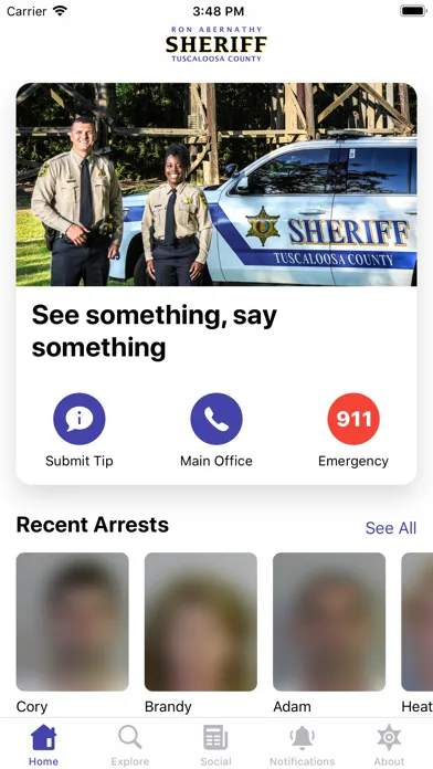 Tangkapan layar Tuscaloosa County Sheriff