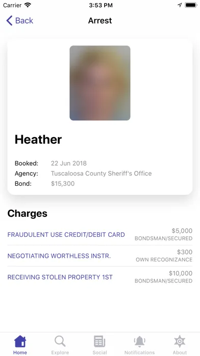 Tangkapan layar Tuscaloosa County Sheriff