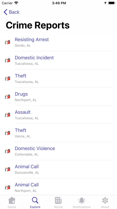 Tangkapan layar Tuscaloosa County Sheriff