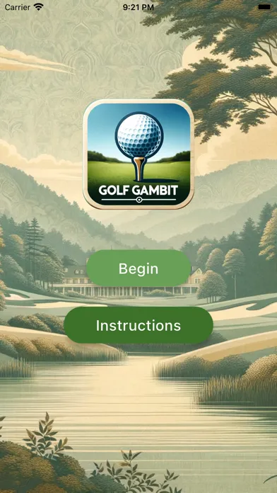 Tangkapan layar GolfGambit