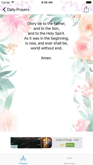 Capturas de tela do My Daily Prayers