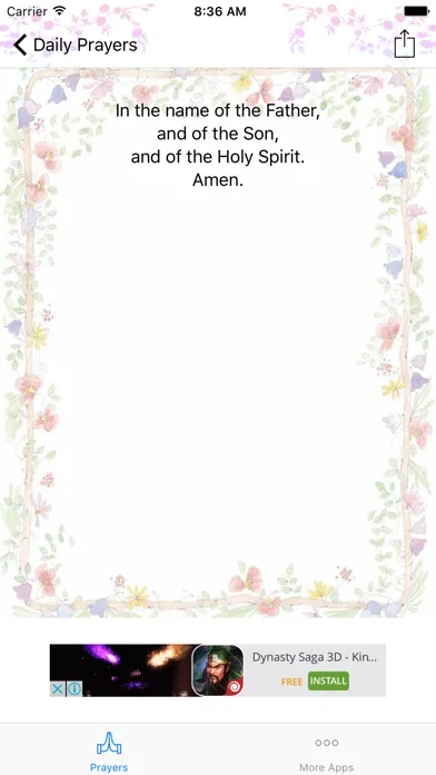Capturas de tela do My Daily Prayers