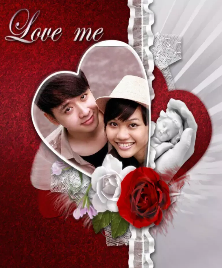 Captures d'écran de Love photo frames