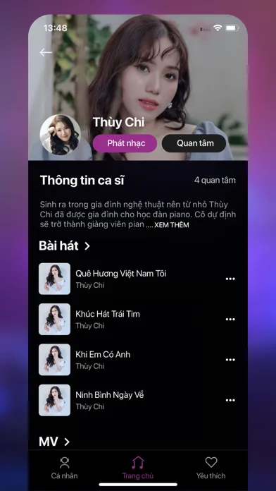 Screenshot di MCM Music
