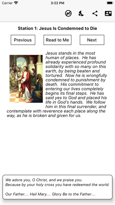 ภาพหน้าจอของ My Stations of the Cross