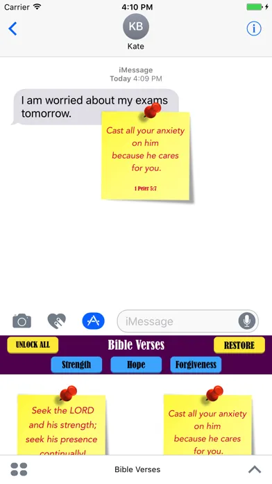 Bible Verses Sticky Notes স্ক্রিনশট