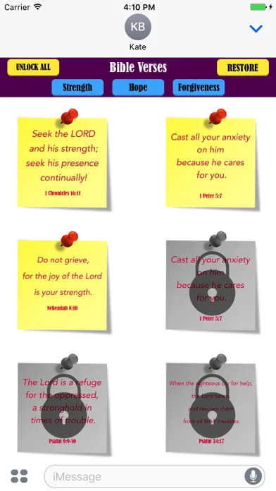 Bible Verses Sticky Notes স্ক্রিনশট