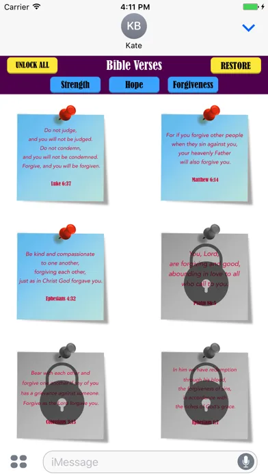 Bible Verses Sticky Notes স্ক্রিনশট