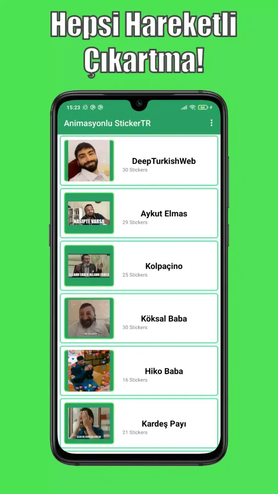Animasyonlu Sticker TR Screenshots