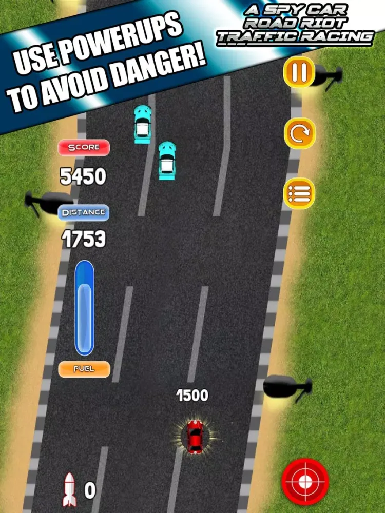 Captures d'écran de A Spy Car Road Riot Traffic Racing Game iPad 