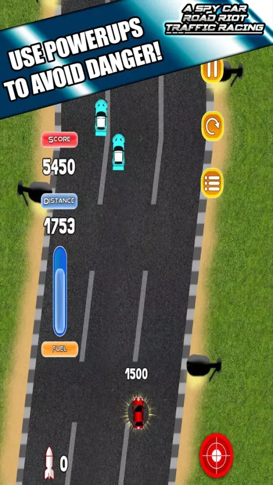 Captures d'écran de A Spy Car Road Riot Traffic Racing Game