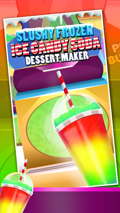 ` A Slushie Frozen Food Ice Candy Soda Dessert Drink Maker Games应用截图