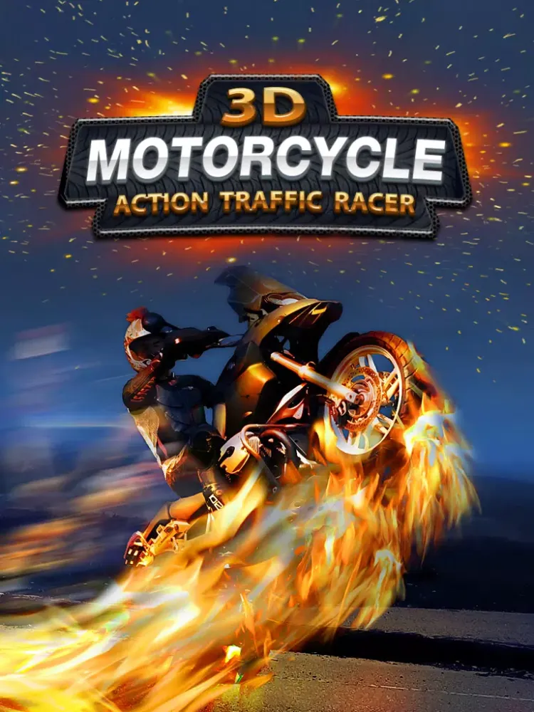 A 3D Motorcycle Action Traffic Racer - Motorbike Fury Race Simulator Racing Game Free iPad Screenshots