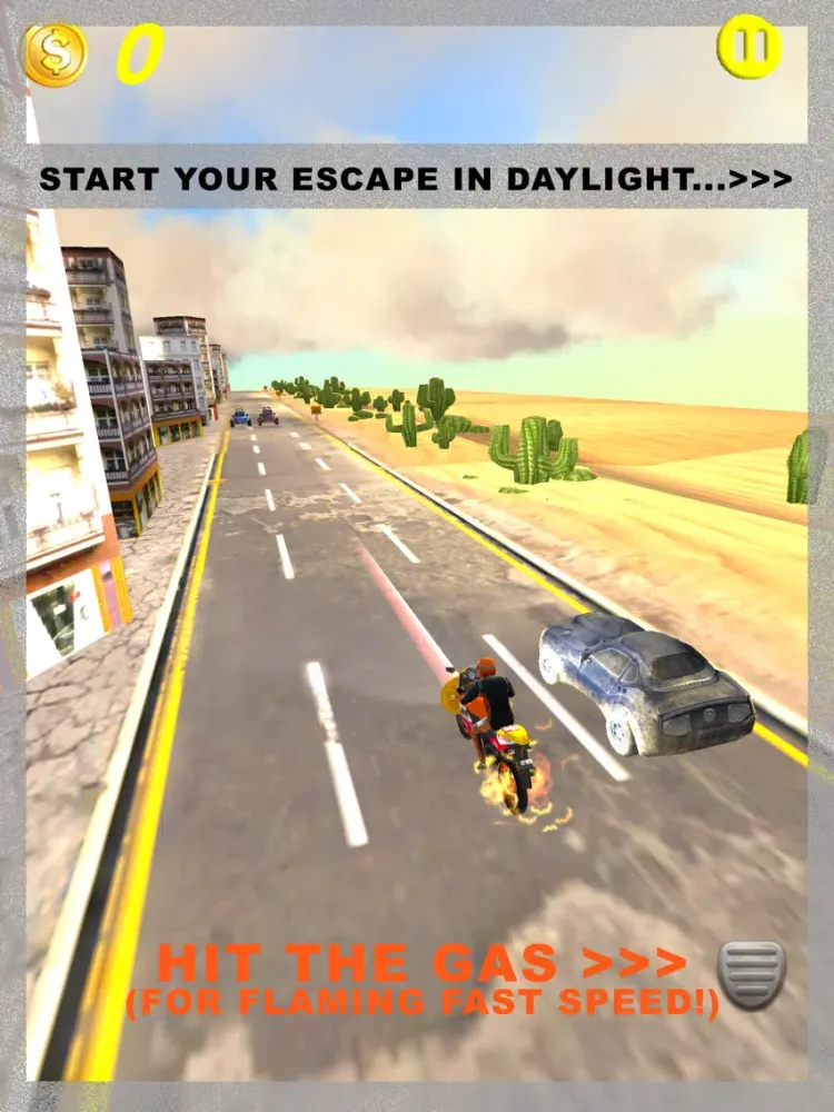 A 3D Motorcycle Action Traffic Racer - Motorbike Fury Race Simulator Racing Game Free iPad Screenshots