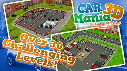 A Car Mania 3D Parking Simulator And Driving Test Sim Racing Games Ekran Görüntüleri