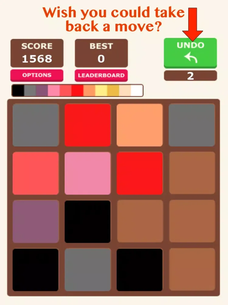 A 2048 Game of Color Match 2 Tiles Puzzle Game iPad  Ekran Görüntüleri