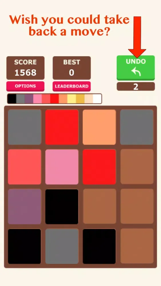 A 2048 Game of Color Match 2 Tiles Puzzle Game Ekran Görüntüleri