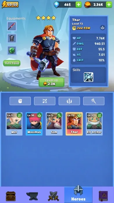 Kingdom Defense - Idle TD game سکرین شاٹس