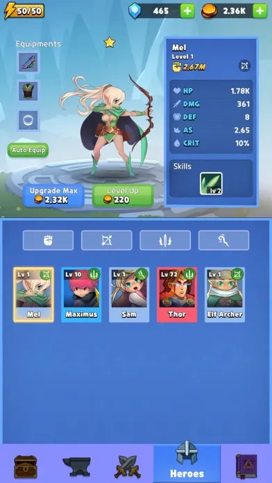 Kingdom Defense - Idle TD game سکرین شاٹس