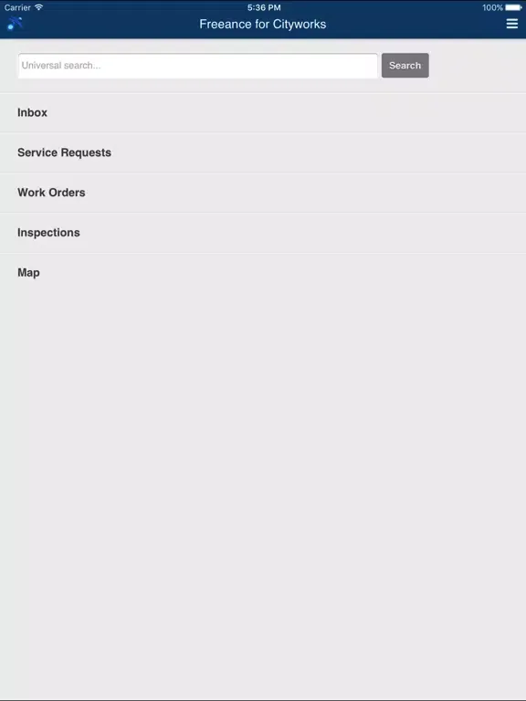 Скриншоты Freeance Mobile for Cityworks iPad 