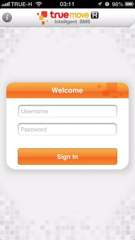 ภาพหน้าจอของ IBSMS by TrueMove H
