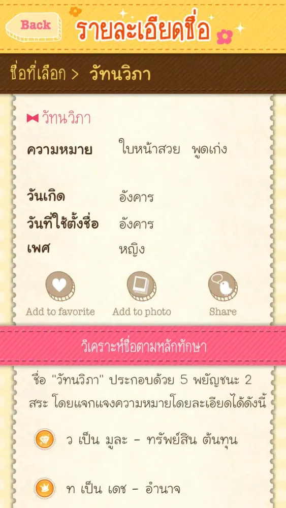 Thai Baby Names Ekran Görüntüleri
