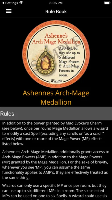 Screenshot di Ashennes Spellbook