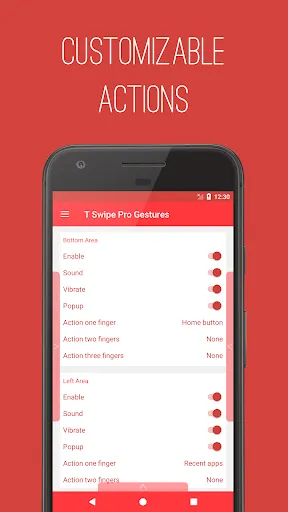 Capturas de pantalla de T Swipe Pro Gestures