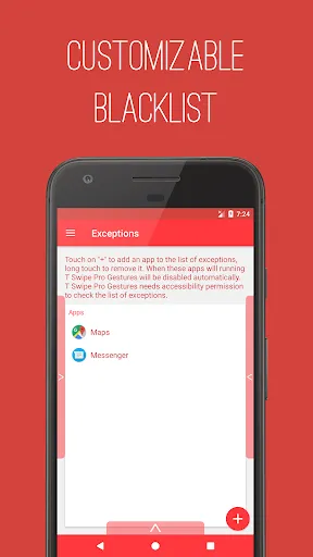 Capturas de pantalla de T Swipe Pro Gestures