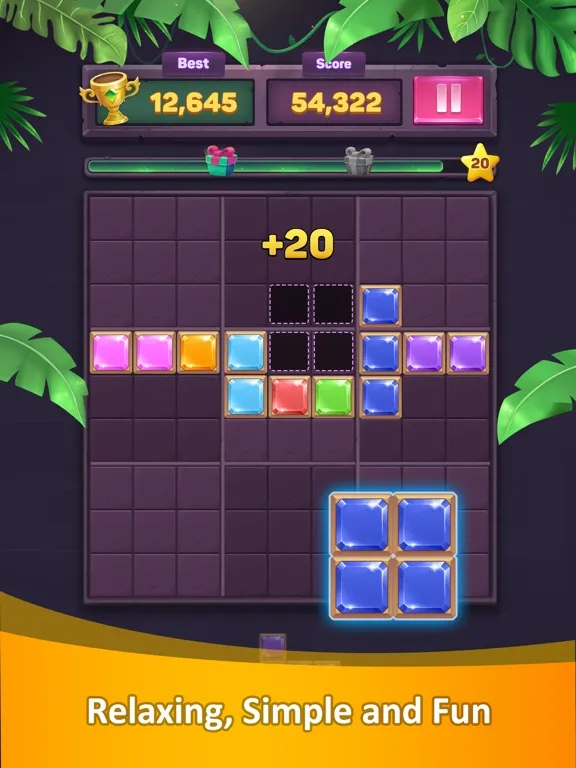 ภาพหน้าจอของ Gemoku: Block Puzzle + Sudoku iPad 