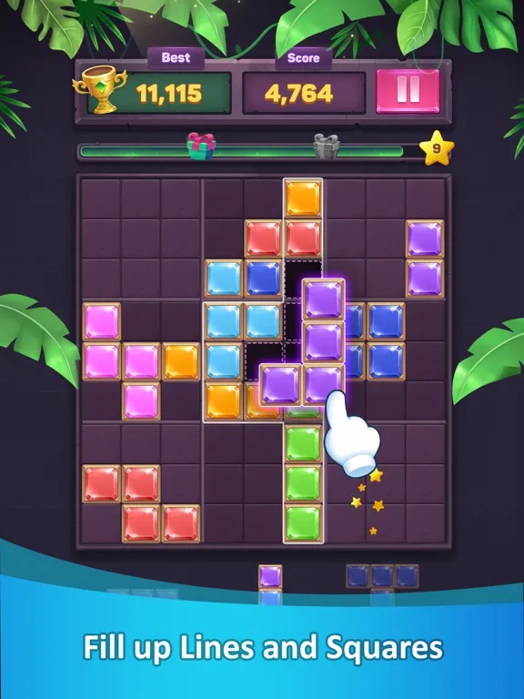 ภาพหน้าจอของ Gemoku: Block Puzzle + Sudoku iPad 