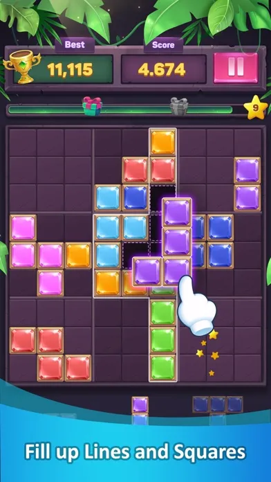 ภาพหน้าจอของ Gemoku: Block Puzzle + Sudoku