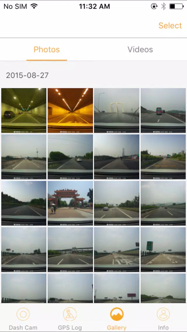 Gator Dash Cam Screenshots