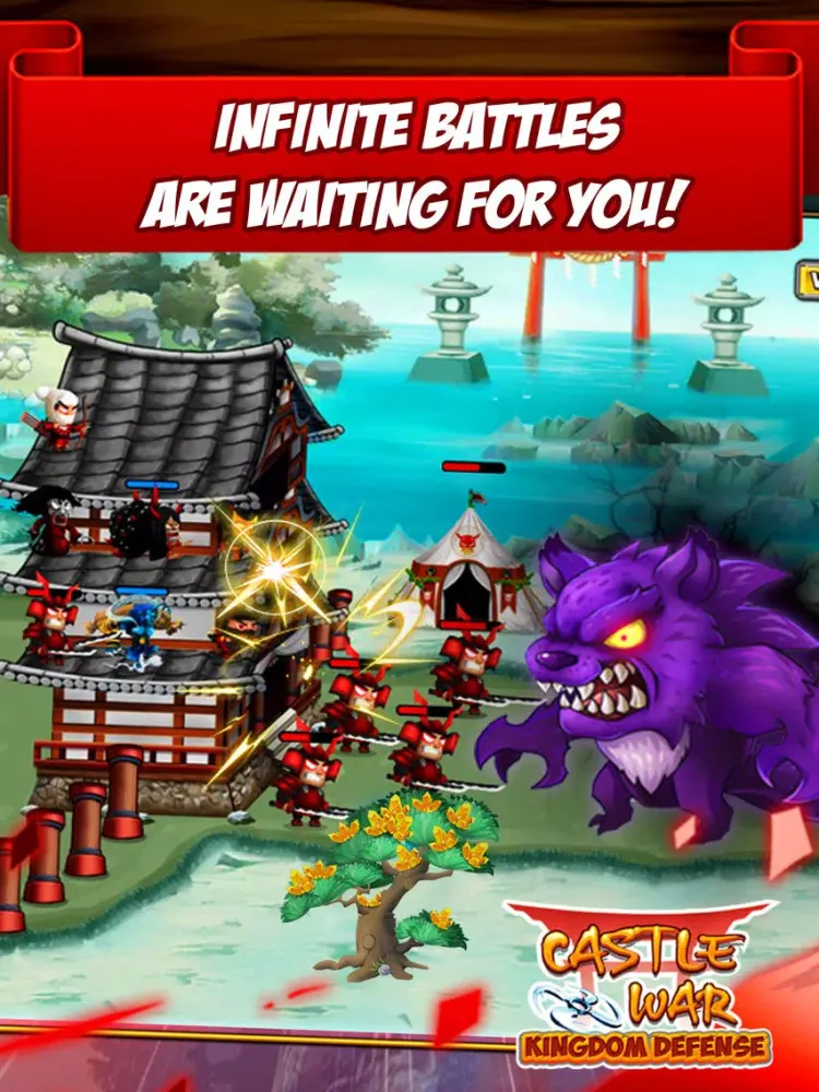 Kingdom Defense: Castle War TD iPad  سکرین شاٹس