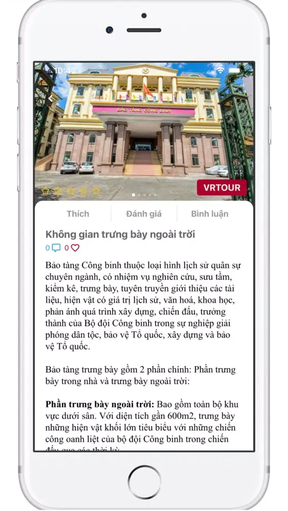 Capturas de tela do Cong Binh Museum