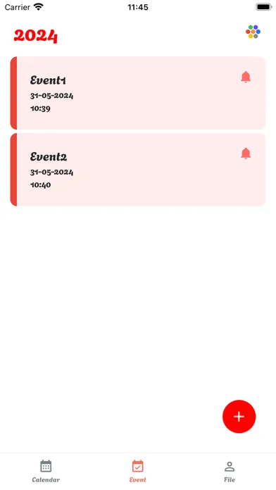 Zrzuty ekranu My Calendar Global