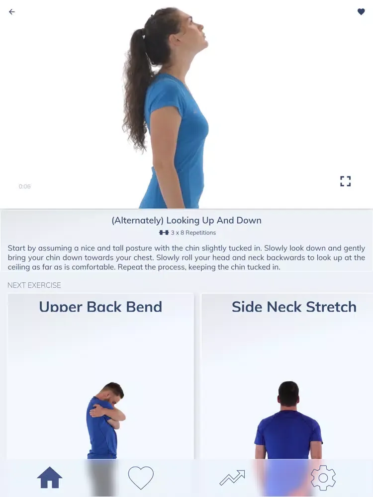 Скриншоты One Neck Pain Exercise Workout iPad 