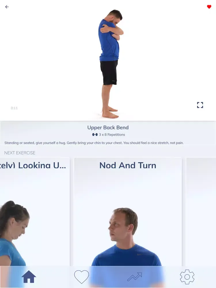Скриншоты One Neck Pain Exercise Workout iPad 