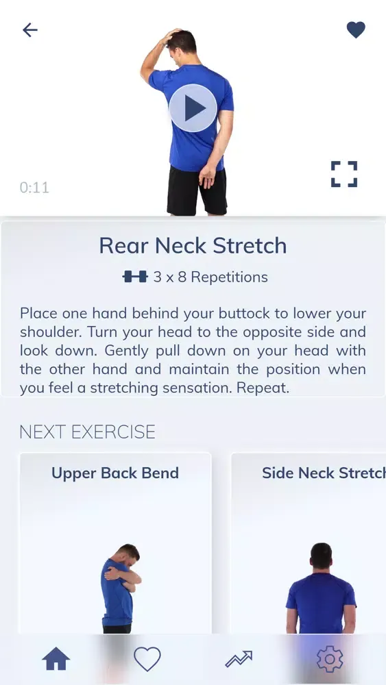 Скриншоты One Neck Pain Exercise Workout