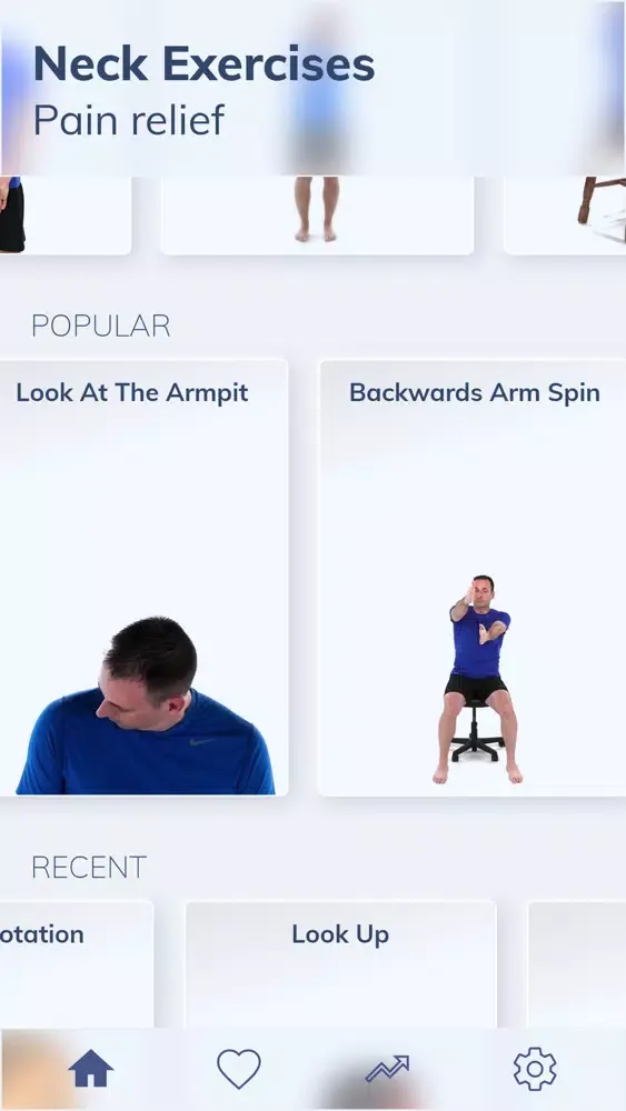 Скриншоты One Neck Pain Exercise Workout
