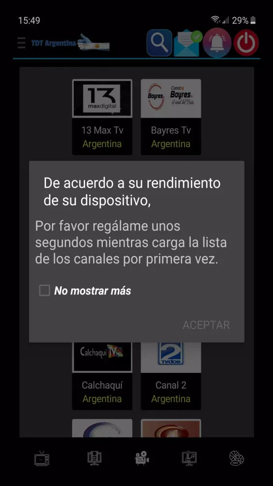 TDT Argentina 스크린샷
