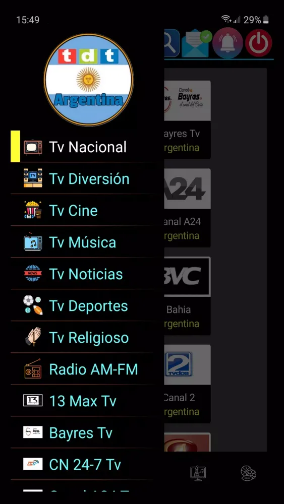 TDT Argentina 스크린샷