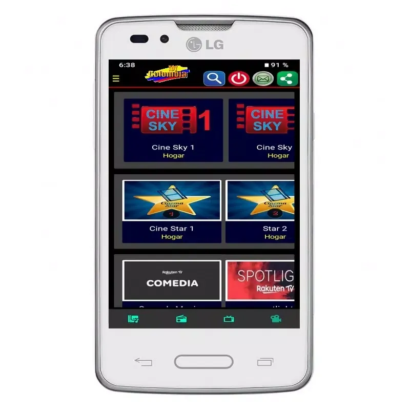 Скриншоты TDT Colombia 24/7
