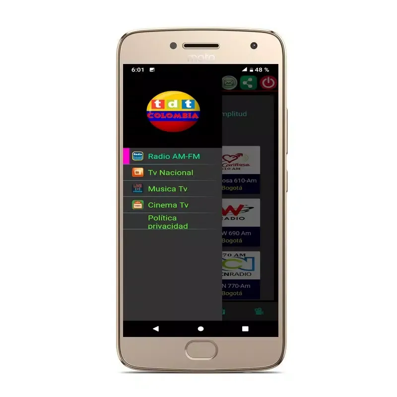 Скриншоты TDT Colombia 24/7