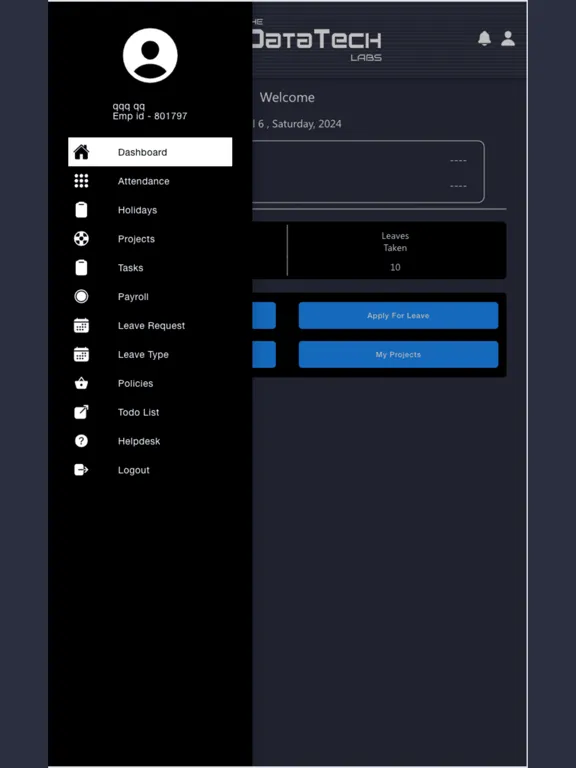 Скриншоты TDTL HRMS iPad 