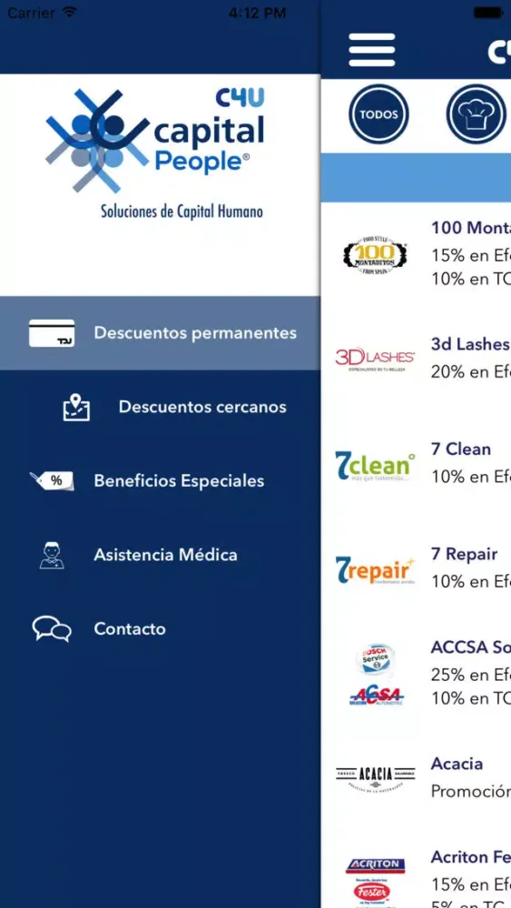 Capturas de tela do TDU C4U